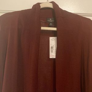 Worthington maroon long sweater new with tags, size 14